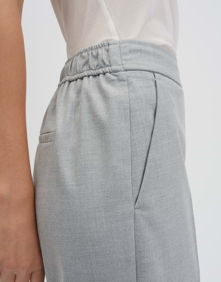 Beli Lastikli Kumaş Pantolon