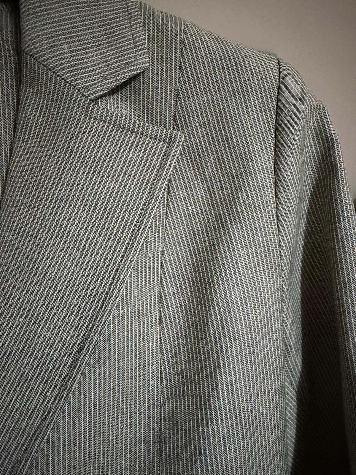 Kadın Kemer Detaylı Blazer Ceket Yüksek Bel Geniş Paça Pantolon Takım