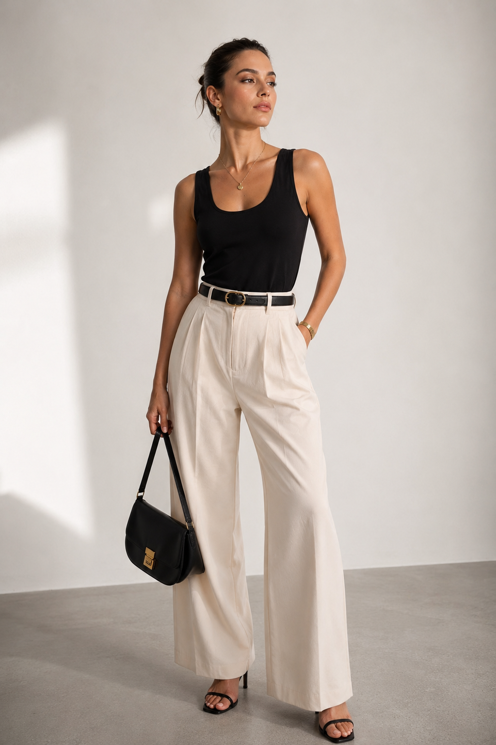 Kadın Basıc Atlet Likralı Bisiklet Yaka Slim Fit
